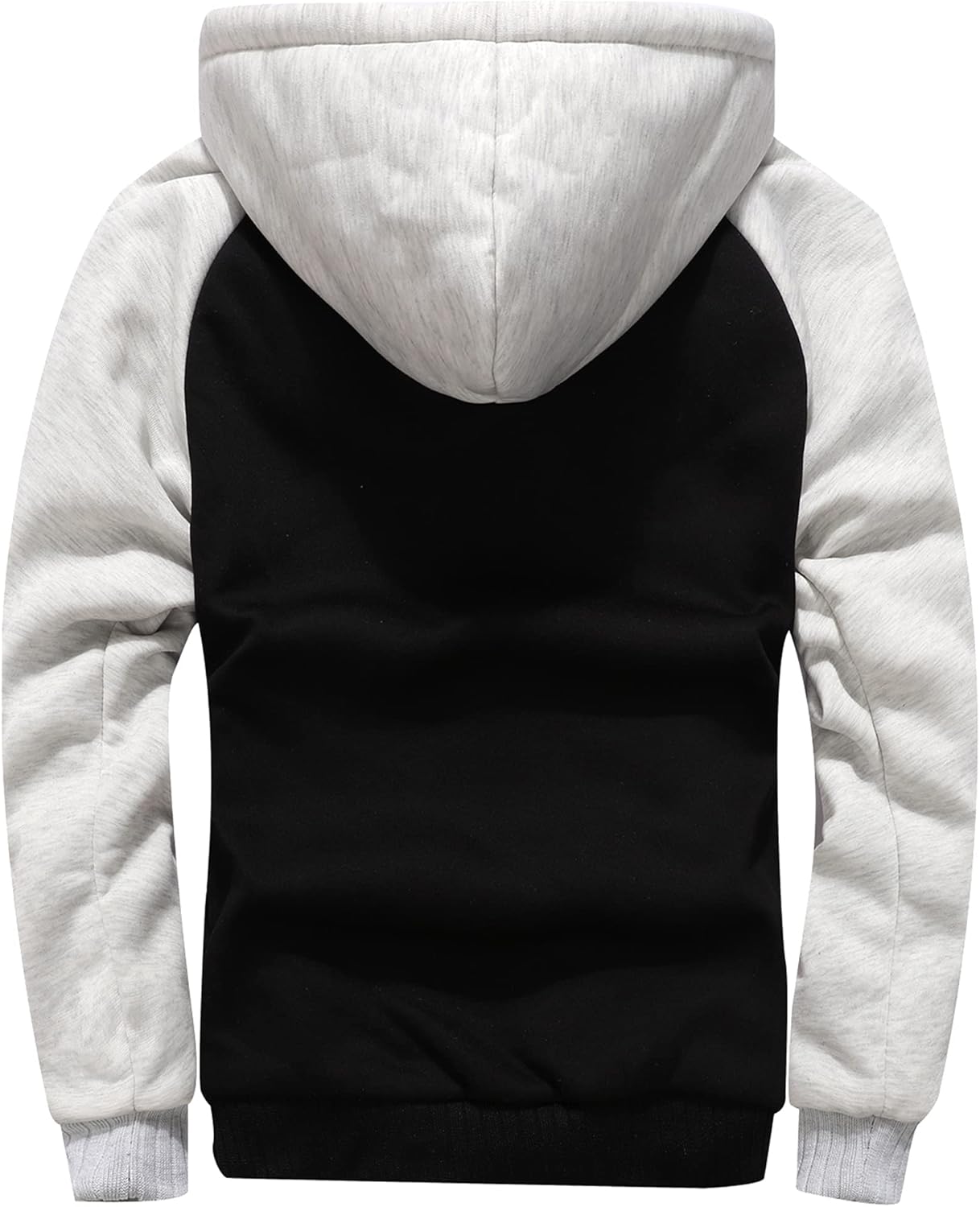 GXAMOY Men's Winter Fleece Hoodies for Men Heavyweight Warm Thick Full Zip Up Sweatshirt Outerwear