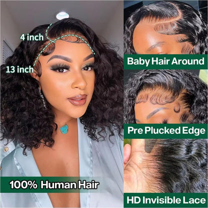 613 13x6 Lace Front Wig Human Hair 30 Inch Body Wave Blonde Wig, 200% Density Pre Plucked Blonde HD Lace Frontal Wig for Black Women