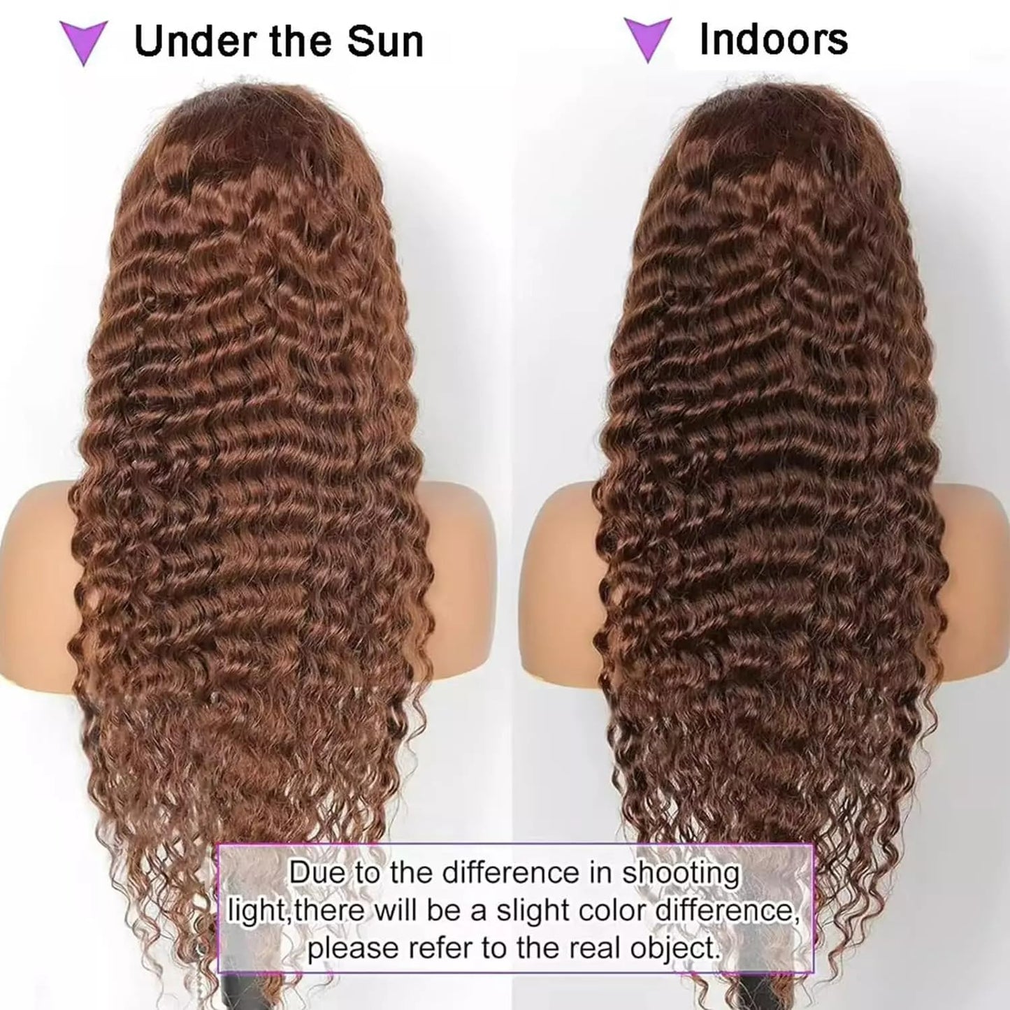 20Inch Deep Wave Lace Front Wigs Human Hair-13x4 HD Transparent Deep Wave Frontal Wigs Human Hair Glueless Curly Wigs for Women 200% Density Curly Lace Front Human Hair Pre Plucked with Baby Hair