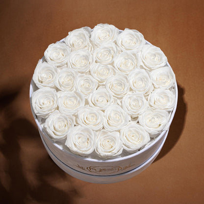 47 Flowers in a Luxury Suede Box, Birthday Gifts for Women, Preserved Flowers, Mothers Day Roses Gift for Mom, Red