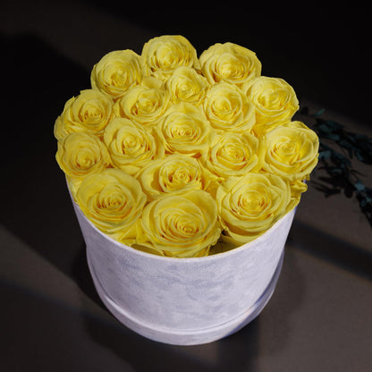 47 Flowers in a Luxury Suede Box, Birthday Gifts for Women, Preserved Flowers, Mothers Day Roses Gift for Mom, Red