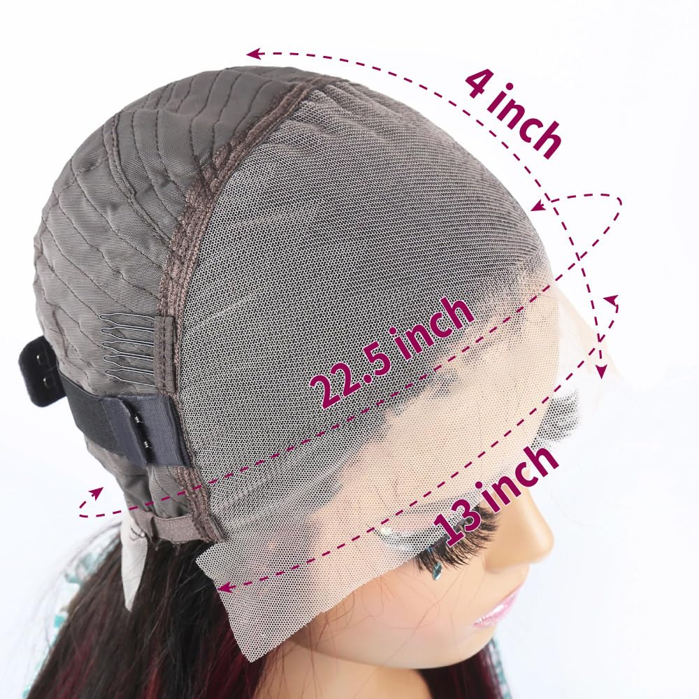 Water Wave 13x6 HD Transparent Lace Front Wigs Human Hair 180 Density Wet and Wavy Human Hair Wigs for Women Curly Lace Front Wig Human Hair Pre Plucked with Baby Hair Natural Color (18 Inch)