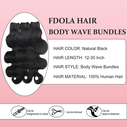 12A Human Hair Bundles with Closure Body Wave Bundles 20 22 24+18 Inch 5X5 HD Lace Closure Human Hair 100% Brazilian Virgin Hair Extensions 3 Bundles Deals Hair Quick Weave Bundle for Women