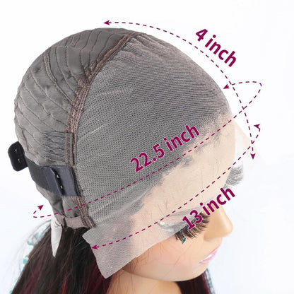 Water Wave 13x6 HD Transparent Lace Front Wigs Human Hair 180 Density Wet and Wavy Human Hair Wigs for Women Curly Lace Front Wig Human Hair Pre Plucked with Baby Hair Natural Color (18 Inch)