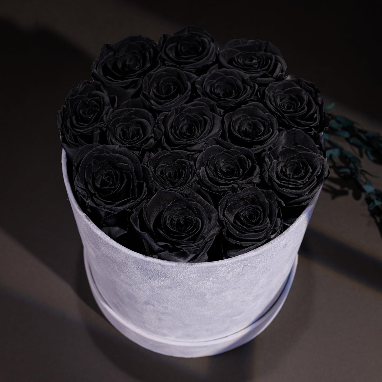 47 Flowers in a Luxury Suede Box, Birthday Gifts for Women, Preserved Flowers, Mothers Day Roses Gift for Mom, Red