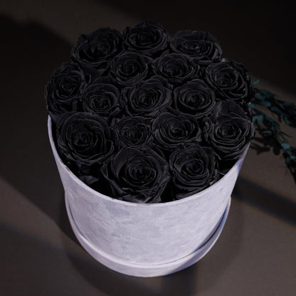 47 Flowers in a Luxury Suede Box, Birthday Gifts for Women, Preserved Flowers, Mothers Day Roses Gift for Mom, Red