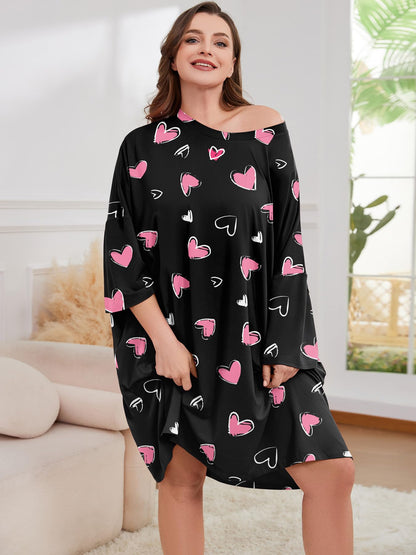 Plus Size Moo Moos for Women Oversized Sleep Shirts for Women Oversized Nightgown with Pocket Fit S-5XL