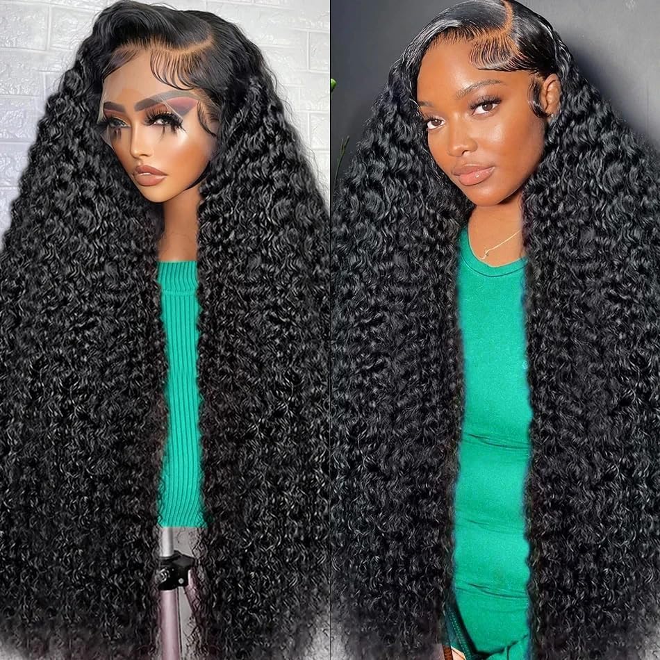 250 Density Curly Lace Front Wigs Human Hair Pre Plucked Hairline Glueless Wig 13x6 HD Lace Frontal Wigs for Women Ginger Orange Colored Ombre Wig Brazilian Virgin Hair 24 Inch
