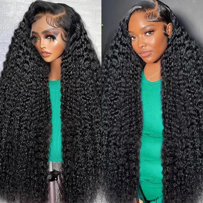 250 Density Curly Lace Front Wigs Human Hair Pre Plucked Hairline Glueless Wig 13x6 HD Lace Frontal Wigs for Women Ginger Orange Colored Ombre Wig Brazilian Virgin Hair 24 Inch