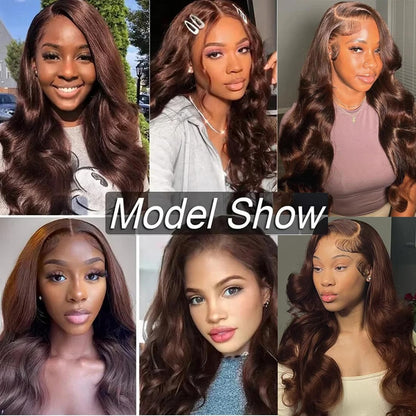 250 Density Curly Lace Front Wigs Human Hair Pre Plucked Hairline Glueless Wig 13x6 HD Lace Frontal Wigs for Women Ginger Orange Colored Ombre Wig Brazilian Virgin Hair 24 Inch