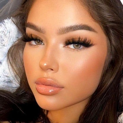 Mink Lashes Fluff False Eyelashes 20-22mm Dramatic Full Wispy Eye Lashes 8D Volume Curly Fake Eyelashes 7 Pairs Faux Mink Lashes Multipack by TOOCHUNAG