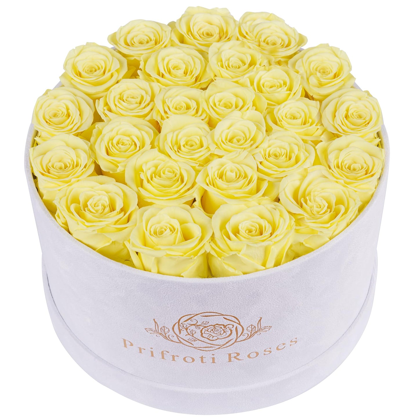 47 Flowers in a Luxury Suede Box, Birthday Gifts for Women, Preserved Flowers, Mothers Day Roses Gift for Mom, Red