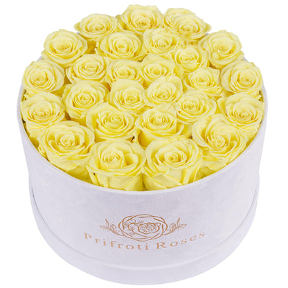 47 Flowers in a Luxury Suede Box, Birthday Gifts for Women, Preserved Flowers, Mothers Day Roses Gift for Mom, Red