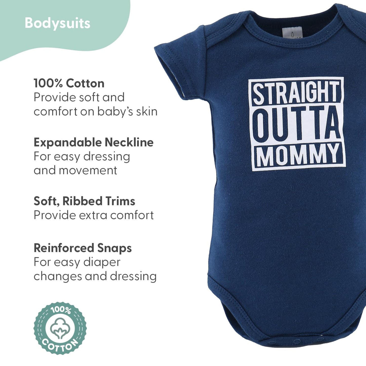 The Peanutshell Baby Layette Gift Set for Boys, Newborn Boy Gift Sets, Baby Clothes & Newborn Essentials Must-Have, Blue Camo