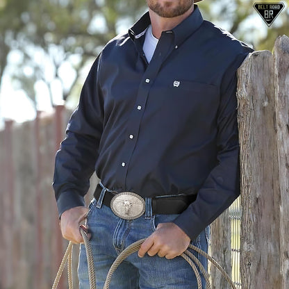 Cowboy Cowgirl Belts for Women Men Western Belts Punk Goth Belt PU Leather Belt With Western Buckle