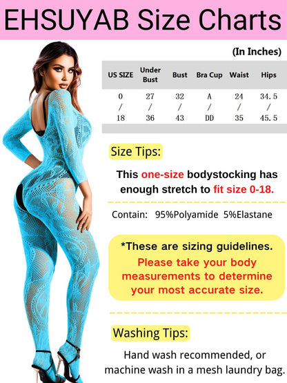 Women Sexy Body Stockings, Fishnet Bodysuit Glow Party Rave, Exotic Dancer Wear Fishnets Lingerie Outfits Plus Size