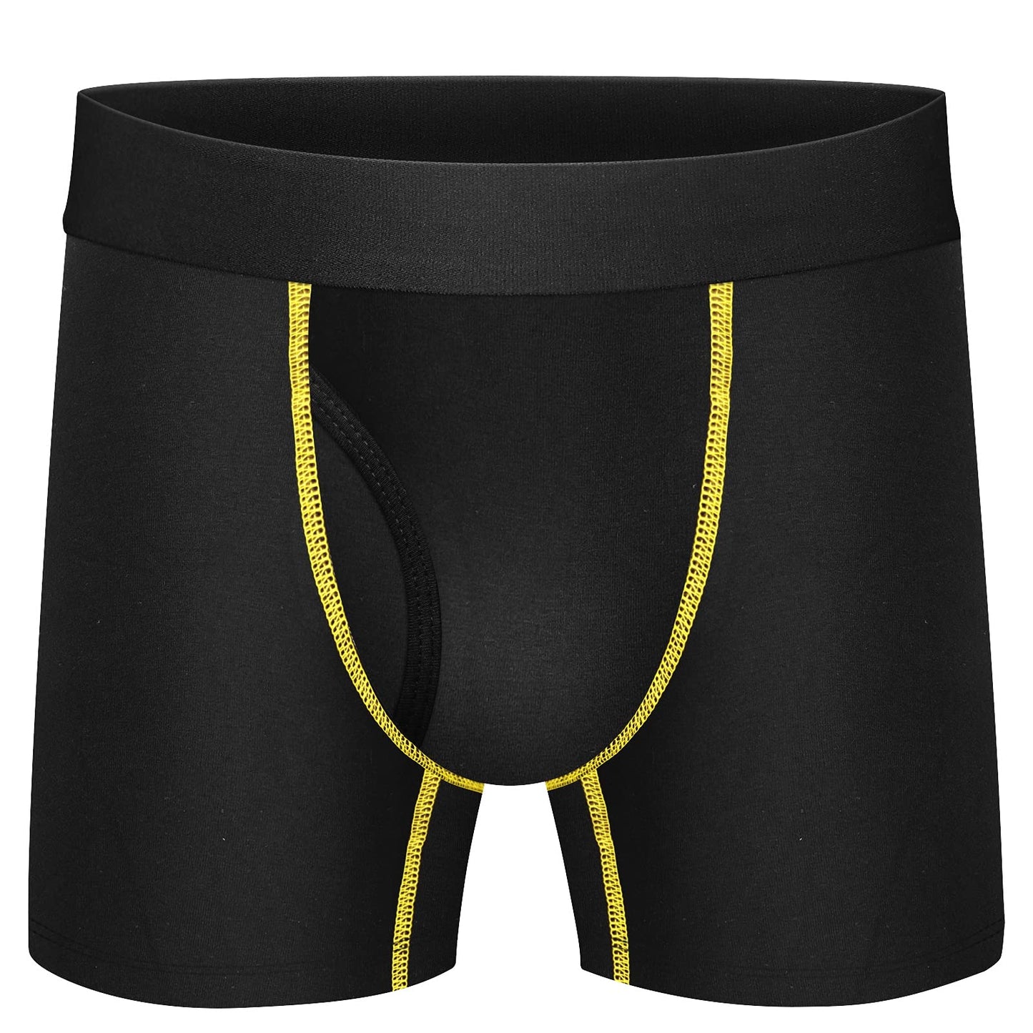 Boys Boxer Briefs,Cotton Toddler Underwear Breathable Mesh Performance Sport Big Boy Boxer Briefs with Fly 5 Pack