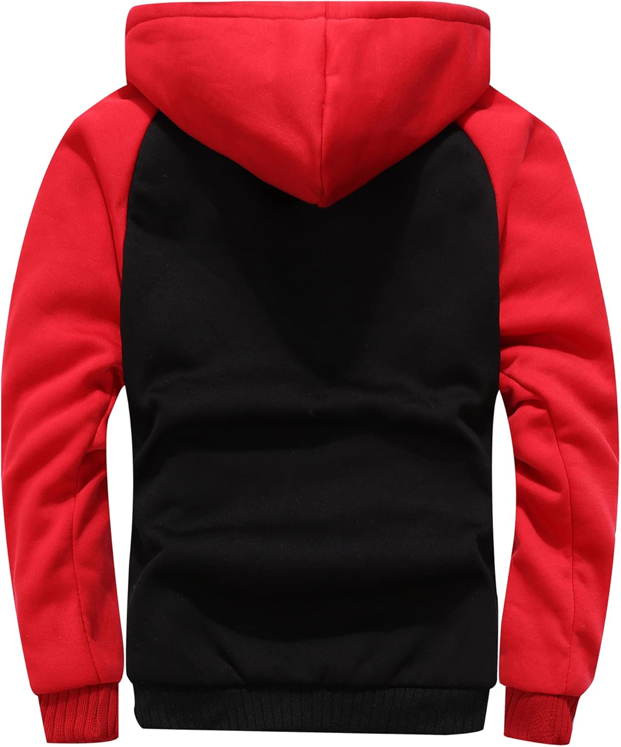 GXAMOY Men's Winter Fleece Hoodies for Men Heavyweight Warm Thick Full Zip Up Sweatshirt Outerwear