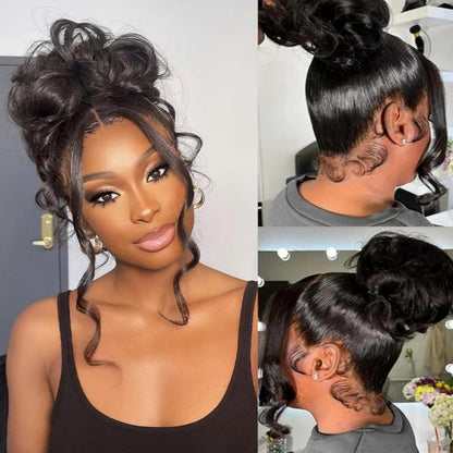 Asteria Curly Human Hair Wig 7x4 Ready To Wear Glueless Wigs Human Hair Pre Plucked Pre Cut Curly Lace Front Wigs Human Hair Wigs For Black Women 16 Inch