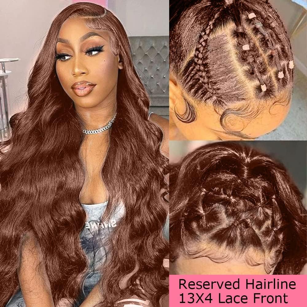 250 Density Curly Lace Front Wigs Human Hair Pre Plucked Hairline Glueless Wig 13x6 HD Lace Frontal Wigs for Women Ginger Orange Colored Ombre Wig Brazilian Virgin Hair 24 Inch