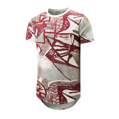 YININF Mens Hipster Hip Hop Short Sleeve Print T-Shirt Shirts Men