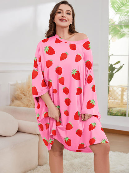Plus Size Moo Moos for Women Oversized Sleep Shirts for Women Oversized Nightgown with Pocket Fit S-5XL