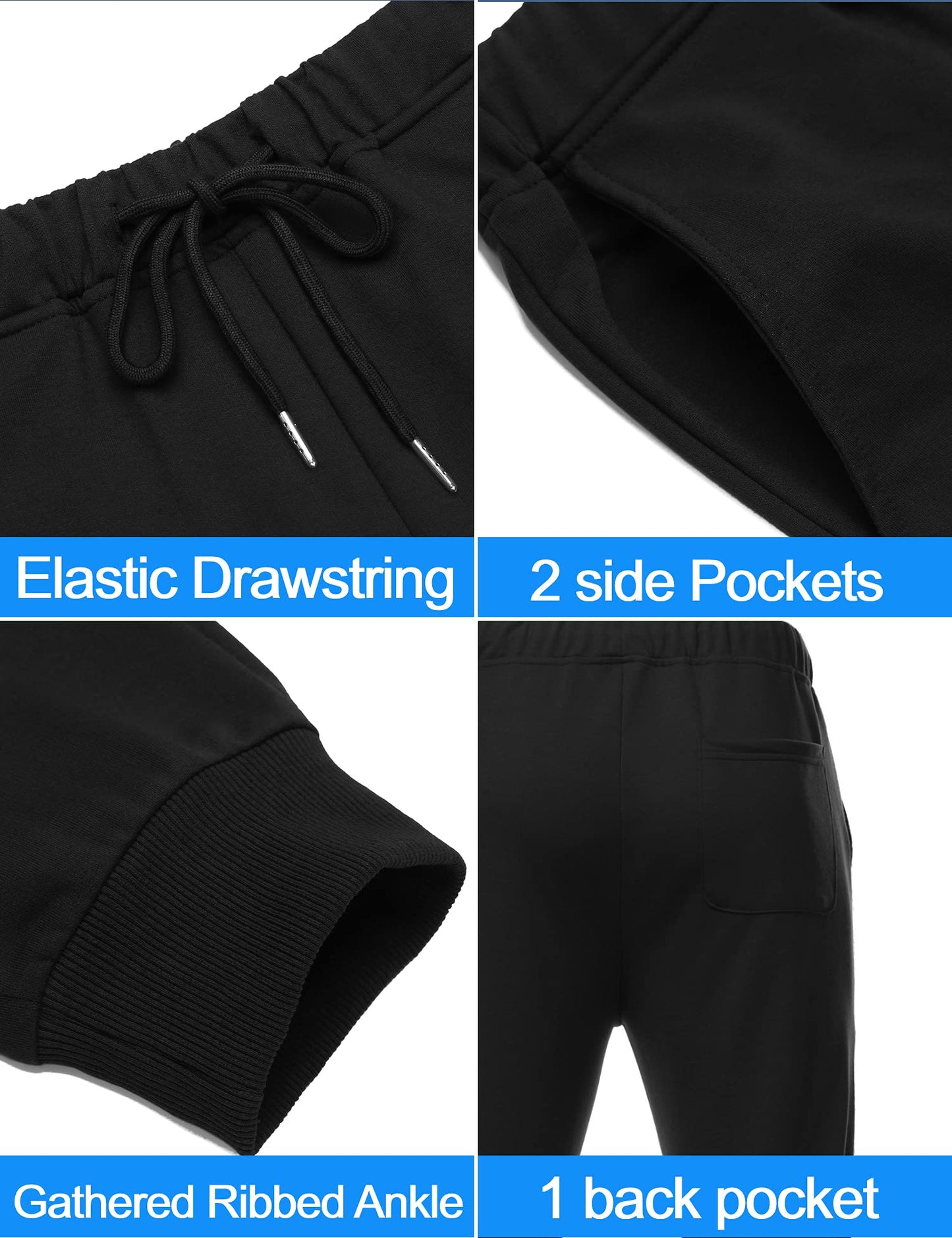 COOFANDY Men's Tracksuit 2 Piece Hoodie Sweatsuit Sets Casual Jogging Athletic Suits