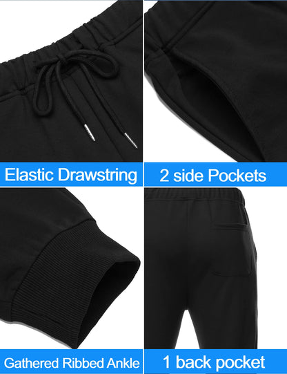 COOFANDY Men's Tracksuit 2 Piece Hoodie Sweatsuit Sets Casual Jogging Athletic Suits