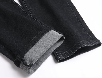 Fashion Slim Jeans Men Stretch Denim Pants