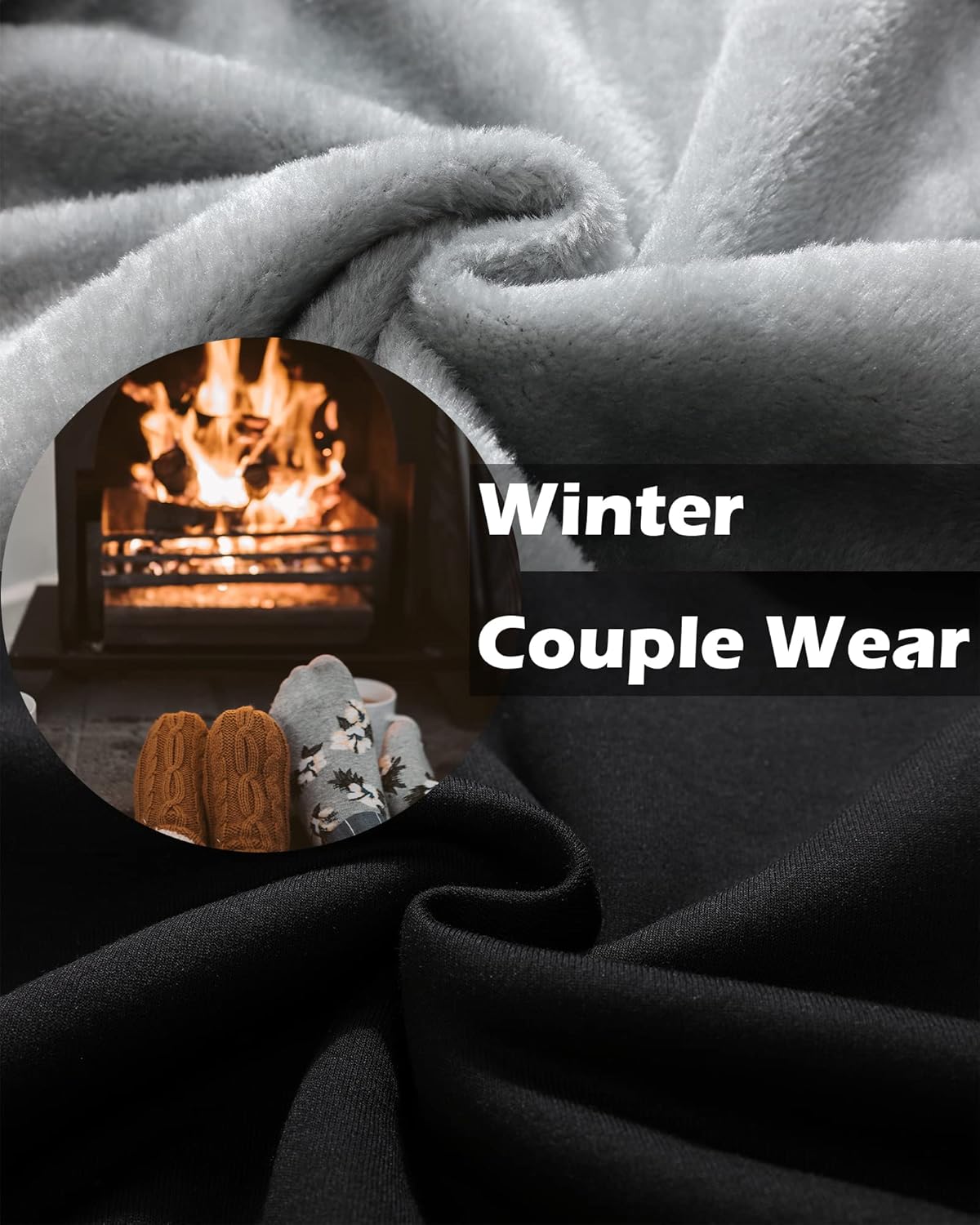 GXAMOY Men's Winter Fleece Hoodies for Men Heavyweight Warm Thick Full Zip Up Sweatshirt Outerwear