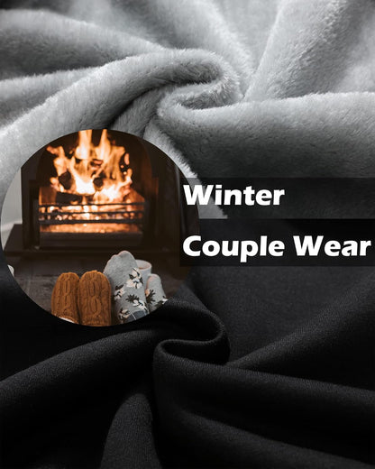 GXAMOY Men's Winter Fleece Hoodies for Men Heavyweight Warm Thick Full Zip Up Sweatshirt Outerwear