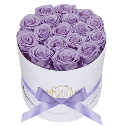 47 Flowers in a Luxury Suede Box, Birthday Gifts for Women, Preserved Flowers, Mothers Day Roses Gift for Mom, Red