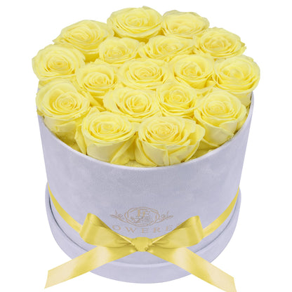 47 Flowers in a Luxury Suede Box, Birthday Gifts for Women, Preserved Flowers, Mothers Day Roses Gift for Mom, Red