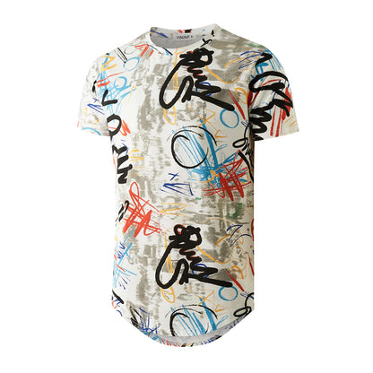 YININF Mens Hipster Hip Hop Short Sleeve Print T-Shirt Shirts Men