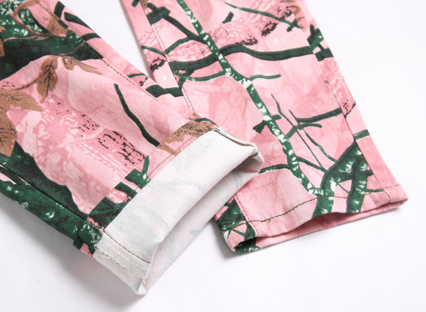 Boy's Skinny Fit Cotton Camo Jeans, Camouflage Printed Fashion Casual Pants