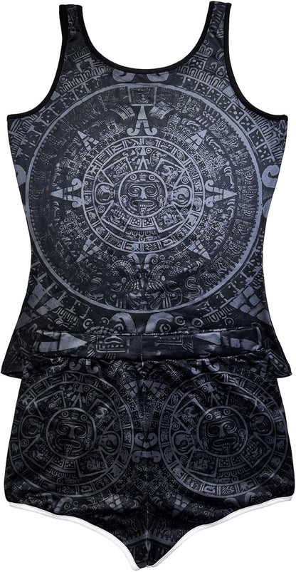 Women’s 2 Piece Pajama Set Novelty Sleeveless Tank Top and Shorts with Animal Print Comfortable Sleepwear