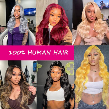 28 Inch 99j Burgundy Lace Front Wigs Human Hair Red Burgundy Wig Human Hair 180% Density 13x6 Body Wave Lace Front Wigs Pre Plucked Glueless Lace Front Wigs Human Hair Wigs for Women