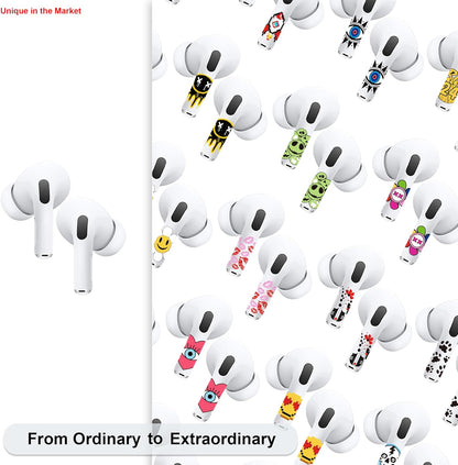 RockMax for AirPods 4 Skin，Personalized Decal Sticker for Air Pods 4th Gen, Compatible with AirPods 4 Case Pink, Durable Tattoo Wrap, Easy to Apply