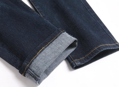 Fashion Slim Jeans Men Stretch Denim Pants