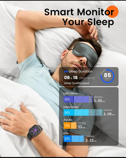 Smart Watch for Women for iPhone&Android: 100 Day+Battery Life, Smart watch(Answer/Make Calls) with 24/7 SpO2 Sleep Heart Rate Monitor,5ATM Waterproof,Fitness Tracker with 120+ Sport,Reloj Inteligente