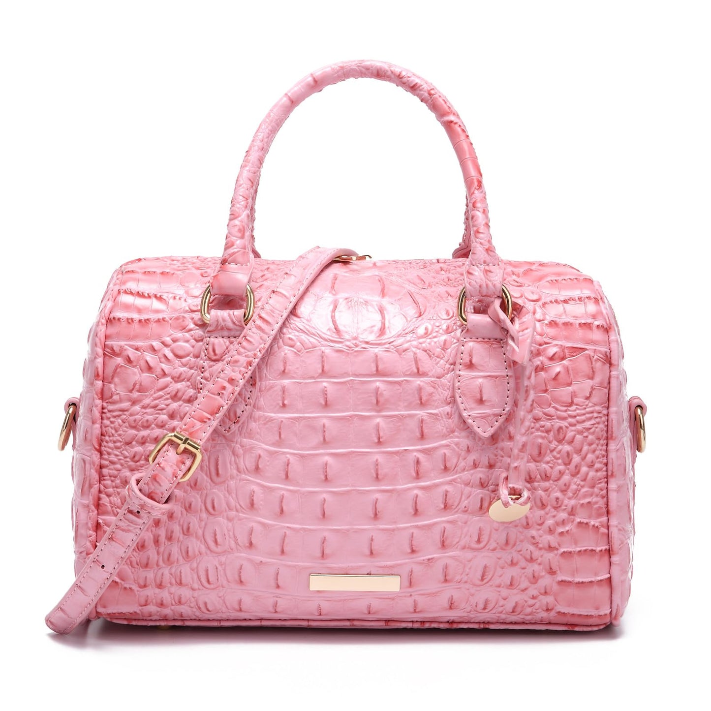 Top-Handle Crocodile Purses For Women Crossbody Leather Bags Trendy Large Capacity Tote with Shoulder Strap