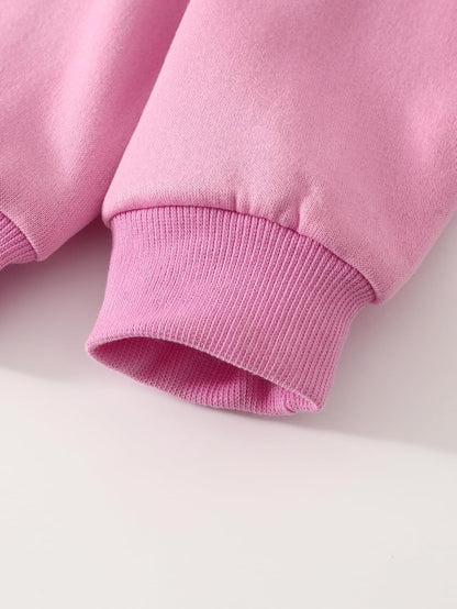 Girls Outfits 4 Piece Long Sleeve Sweatshirt Cargo Pants Fall Winter Clothing Set Multicolor 3-12Y