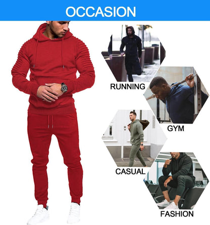 COOFANDY Men's Tracksuit 2 Piece Hoodie Sweatsuit Sets Casual Jogging Athletic Suits