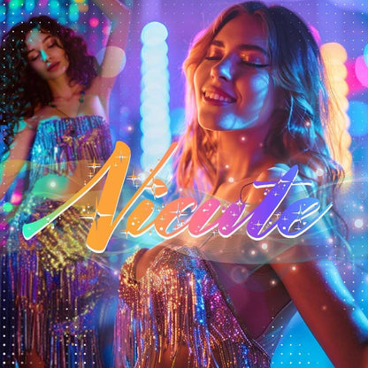Nicute Sequin Tube Top Sparkly Crop Tops for Women