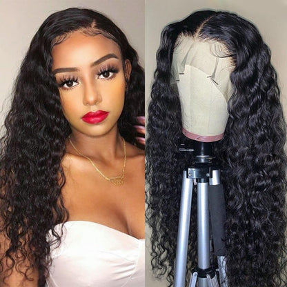 613 13x6 Lace Front Wig Human Hair 30 Inch Body Wave Blonde Wig, 200% Density Pre Plucked Blonde HD Lace Frontal Wig for Black Women