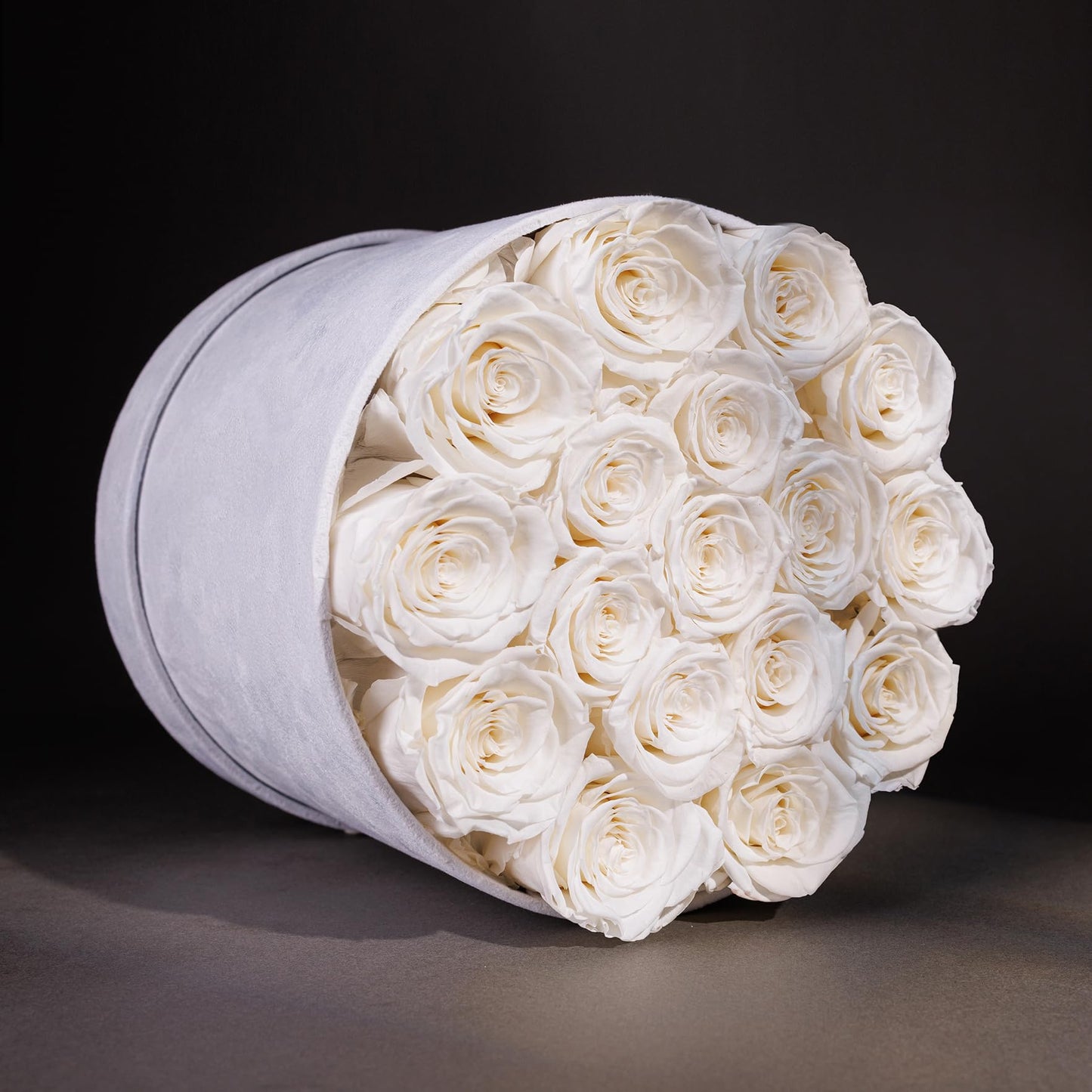 47 Flowers in a Luxury Suede Box, Birthday Gifts for Women, Preserved Flowers, Mothers Day Roses Gift for Mom, Red