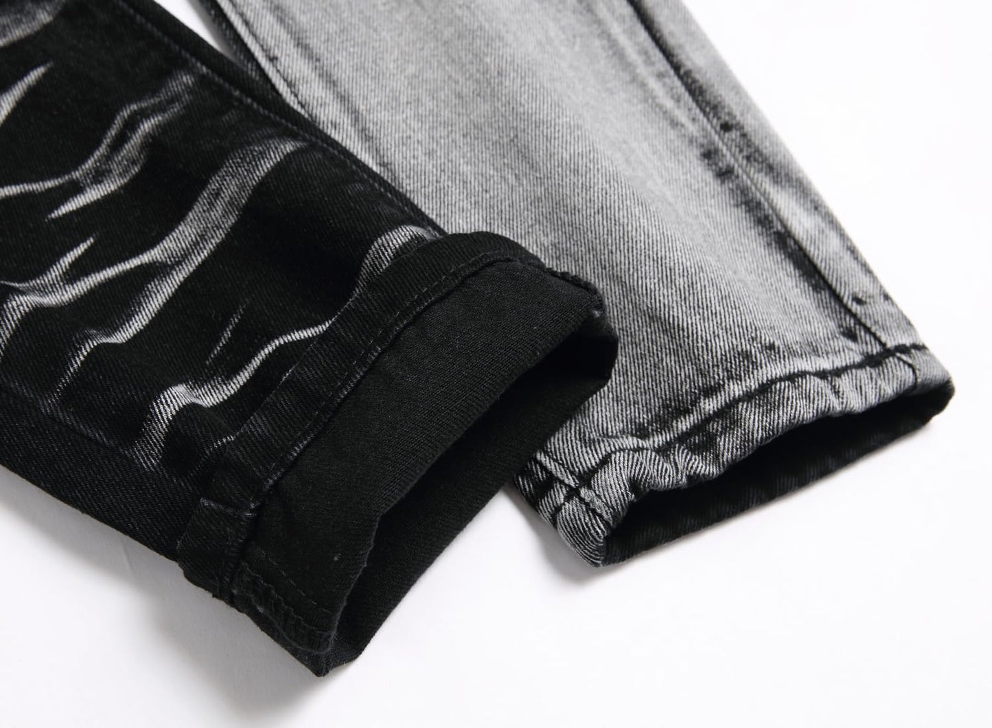 Boy's Skinny Fit Comfy Jeans Ripped Destroyed Distressed Stylish Slim Washed Denim Jeans Pants