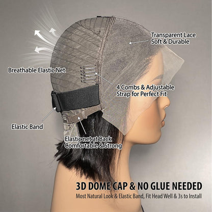 613 13x6 Lace Front Wig Human Hair 30 Inch Body Wave Blonde Wig, 200% Density Pre Plucked Blonde HD Lace Frontal Wig for Black Women