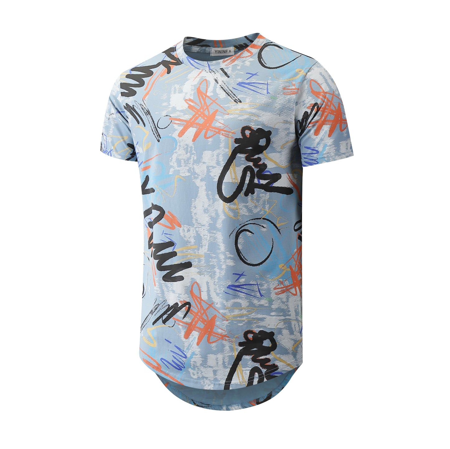 YININF Mens Hipster Hip Hop Short Sleeve Print T-Shirt Shirts Men