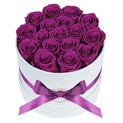 47 Flowers in a Luxury Suede Box, Birthday Gifts for Women, Preserved Flowers, Mothers Day Roses Gift for Mom, Red